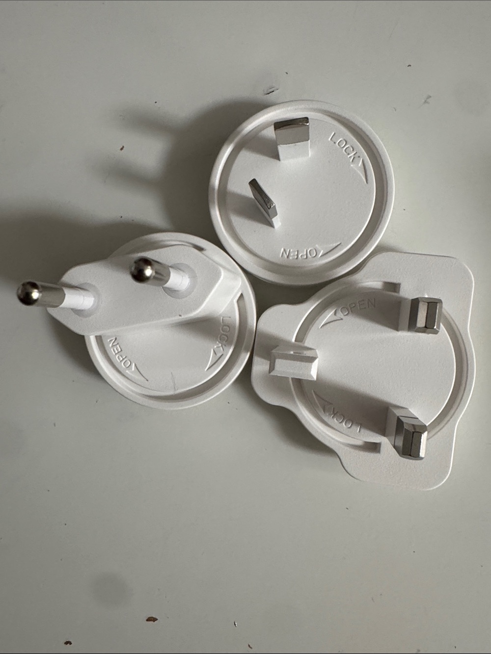 White Multi-Region Travel Plug Adapter Set - 3-Pack
